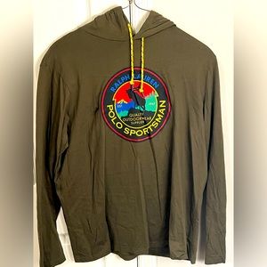 Polo Ralph Lauren Hoodie Olive Green XL